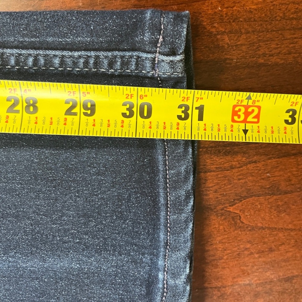 Riders by Lee Women Dark Wash Mid Rise Bootcut Jeans 16L 1BMBAW1 - Picture 8 of 10